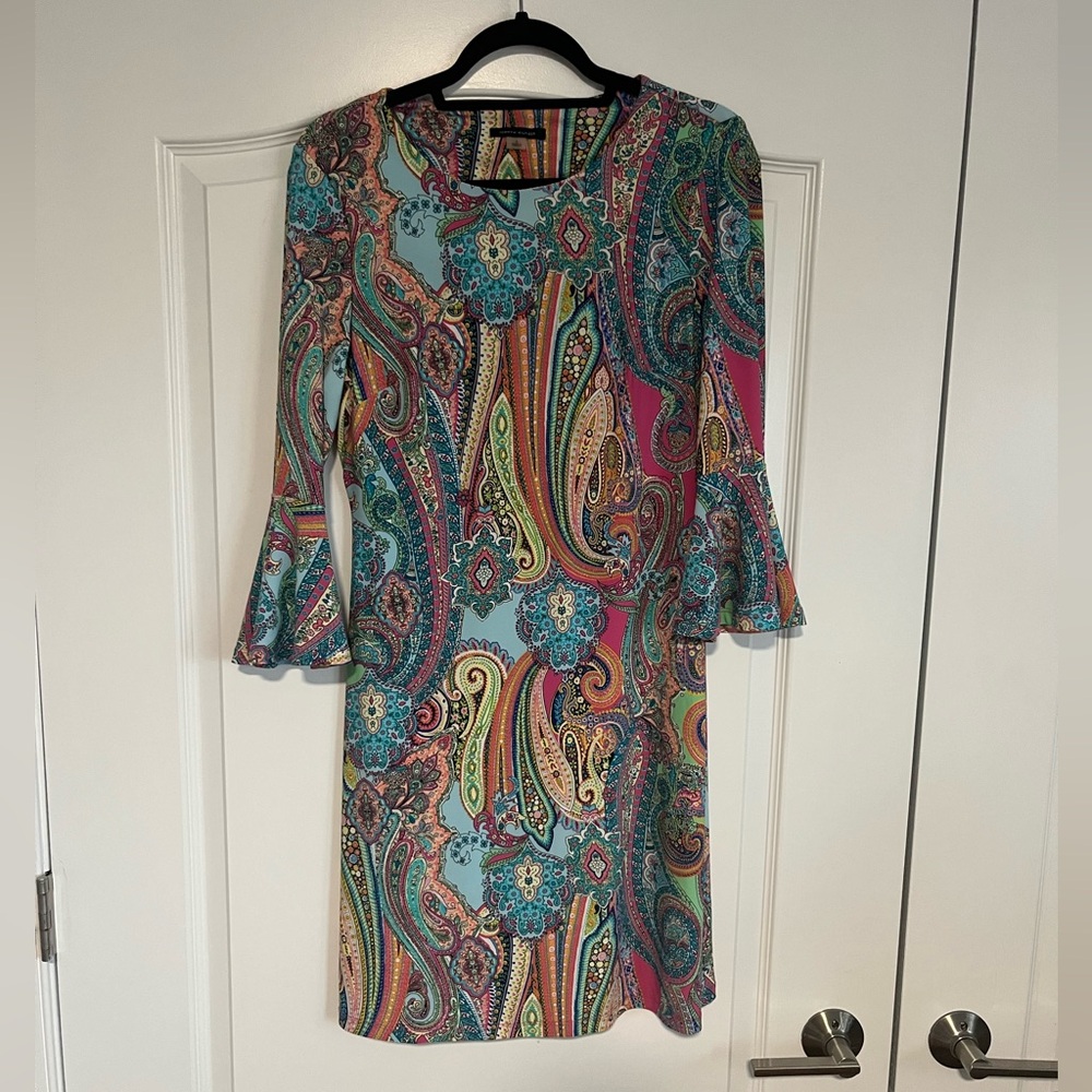 Tommy Hilfiger Multicolor Paisley Print Dress